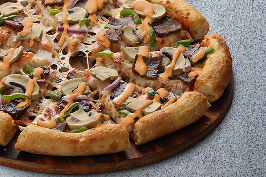 150.png Philly Cheese Steak Pizza (Large) - Image 1