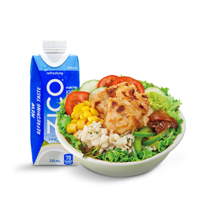 Combo (Salad + Drink) – Chicken Guacamole Salad Combo